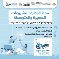 دورة تدريبية بعنوان : محاكاة إدارة المشروعات الصغيرة والمتوسطة