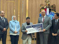 المركز الأول فى مسابقة افضل كاريكاتير بكلية التجارة جامعة بنها